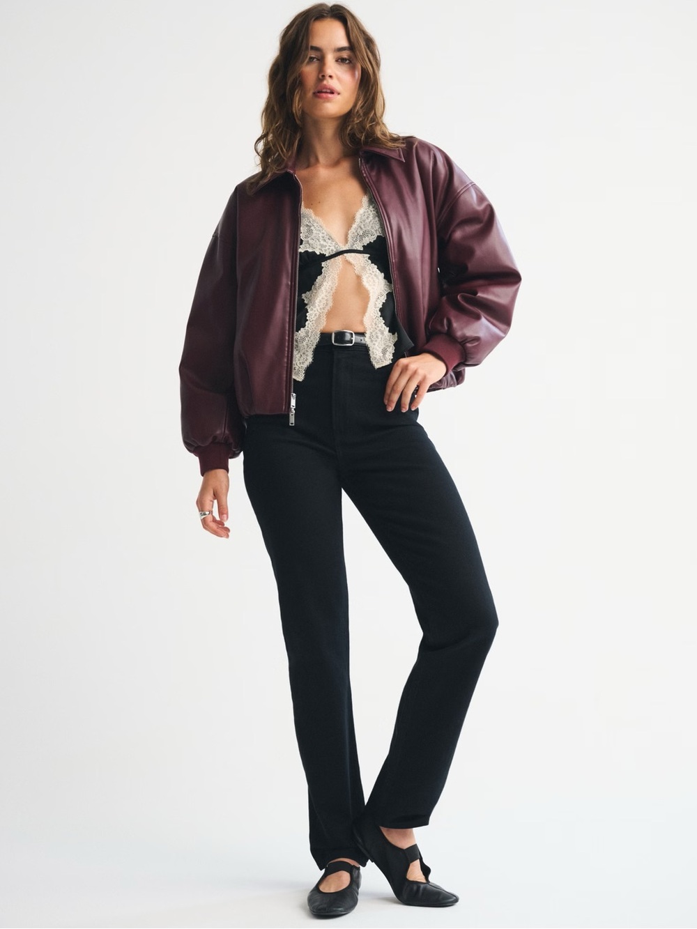 Abercrombie & Fitch classic straight leg black jeans